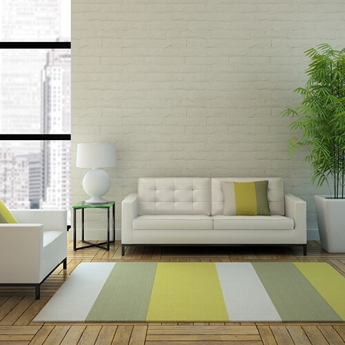 Stripped area rug | Carpeteria